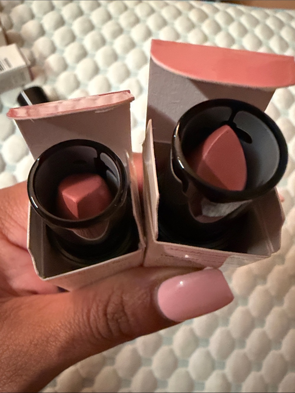 NIB Laura Geller Italian Marble Lipstick Duo — Hunny Bun & Berry Vanilla - Picture 5 of 5